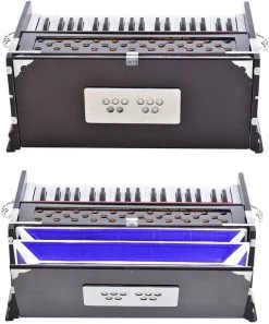 Naad Indian Classical Harmonium- 3 1/4 Octave, Double Bellow, 39 Keys,7 Stopper, 2 Reeds (Bass- Male), With Cover 3.2 Octave Hand Pumped Harmonium   (Two Fold Bellow, Bass Reed) -Qin Shop indian classical harmonium 3 1 4 octave double bellow 39 keys 7 original imafudf2cmzqztwf