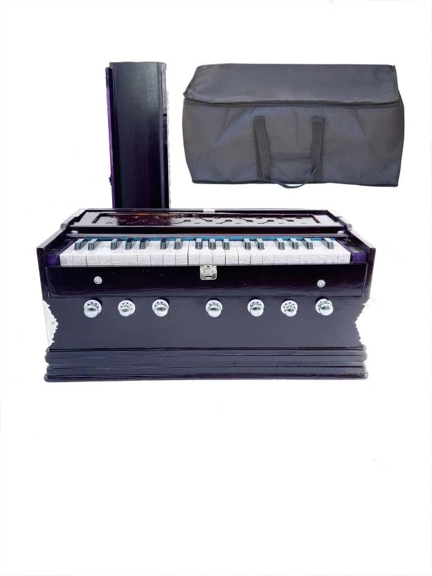 MAGA MART 39 Keys, 7 Stopper 3.2 Octave Hand Pumped Harmonium With Bag 3.2 Octave Hand Pumped Harmonium (Two Fold Bellow, Bass Reed, Male Reed) 3 MAGA MART 39 Keys, 7 Stopper 3.2 Octave Hand Pumped Harmonium With Bag 3.2 Octave Hand Pumped Harmonium (Two Fold Bellow, Bass Reed, Male Reed)