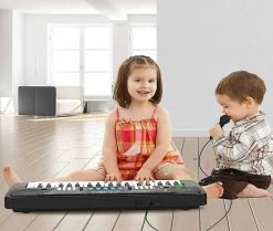 KAVANA Kids Piano Keyboard,with Microphone Portable Electronic Keyboards Musical Toys Pianos For Girls And Boys Ages 3-12 Analog Portable Keyboard   (37 Keys) -Qin Shop piano keyboard piano for kids with mic portable piano keyboards original imag6gf5vk3ankew 3
