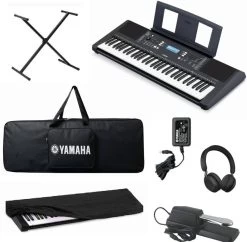 YAMAHA PSR-E273 Digital Keyboard With Free Adapter, Carry Bag, Dust Cover, Headphone And Stand Premium Pack PSR-E273 Digital Keyboard With Free Adapter, Carry Bag, Dust Cover, Headphone And Stand Premium Pack Digital Portable Keyboard   (61 Keys)