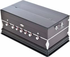 SG MUSICAL SGM-VC5 HARMONIUM SGM-CX3 7 Stopper Double Bellow Octave Harmonium 3.1/4 Octave Hand Pumped Harmonium   (Two Fold Bellow, Bass Reed)