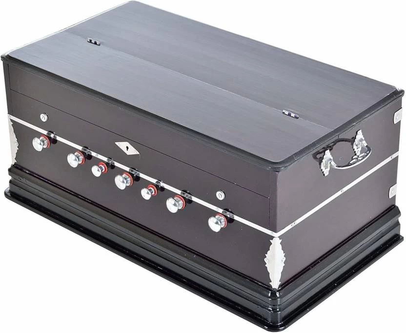 SG MUSICAL SGM-VC5 HARMONIUM SGM-CX3 7 Stopper Double Bellow Octave Harmonium 3.1/4 Octave Hand Pumped Harmonium (Two Fold Bellow, Bass Reed) 3 SG MUSICAL SGM-VC5 HARMONIUM SGM-CX3 7 Stopper Double Bellow Octave Harmonium 3.1/4 Octave Hand Pumped Harmonium (Two Fold Bellow, Bass Reed)