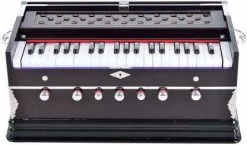 HS Internet Octave Harmonium Straight 39 Key 3.2 Octave Hand Pumped Harmonium   (Two Fold Bellow, Bass Reed, Male Reed)