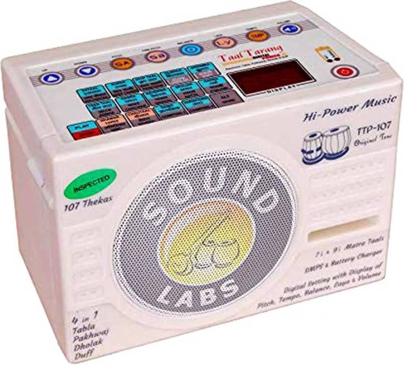 Sound Labs Taal Tarang Power (TTP-107), Electronic Tabla Shruti Box