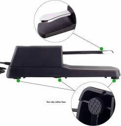 Naad Universal Foot Pedal Black Damper & Sustain Pedal -Qin Shop universal foot pedal black naad original imafx5t6uqz3djst