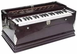 HS Internet WITHOUT STOPPERS STYLISH HARMONIUM 3.25 Octave Hand Pumped Harmonium   (Two Fold Bellow, Bass Reed, Female Reed)