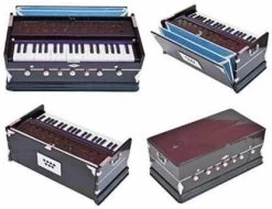 MAGA MART 3.25 Octave Hand Pumped Harmonium (Two Fold Bellow, Bass Reed, Male Reed) 3.25 Octave Hand Pumped Harmonium   (Two Fold Bellow, Bass Reed, Male Reed)